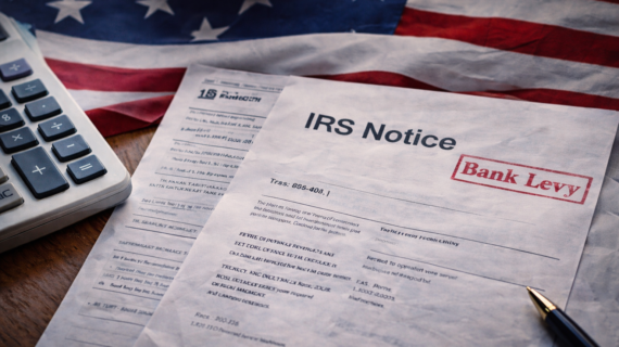 IRS Bank Levy: Can the IRS Take Money From Your Bank Account?