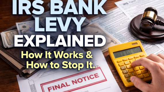 IRS Bank Levy Explained: What It Is and How to Stop It Fast
