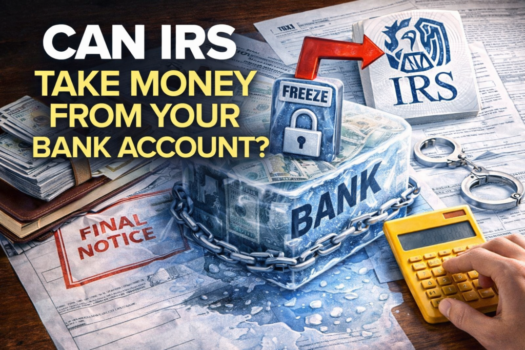 Irs Not Taking Money From Bank Accounts