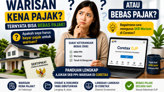 Cara Mengajukan Surat Keterangan Bebas (SKB) PPh Warisan di Coretax DJP: Panduan Lengkap Disertai Screenshot